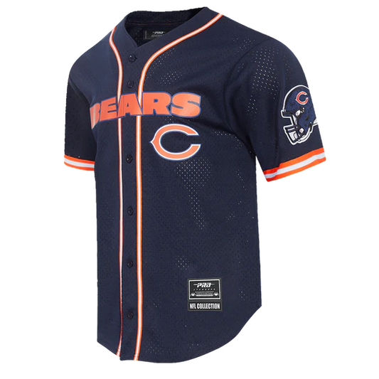NFL CHICAGO BEARS CLASSIC MEN'S MESH BUTTON DOWN SHIRT