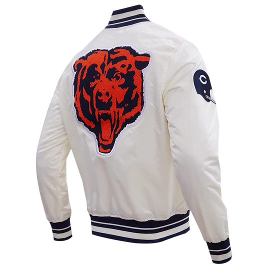 CHICAGO BEARS RETRO CLASSIC MEN'S SATIN JACKET