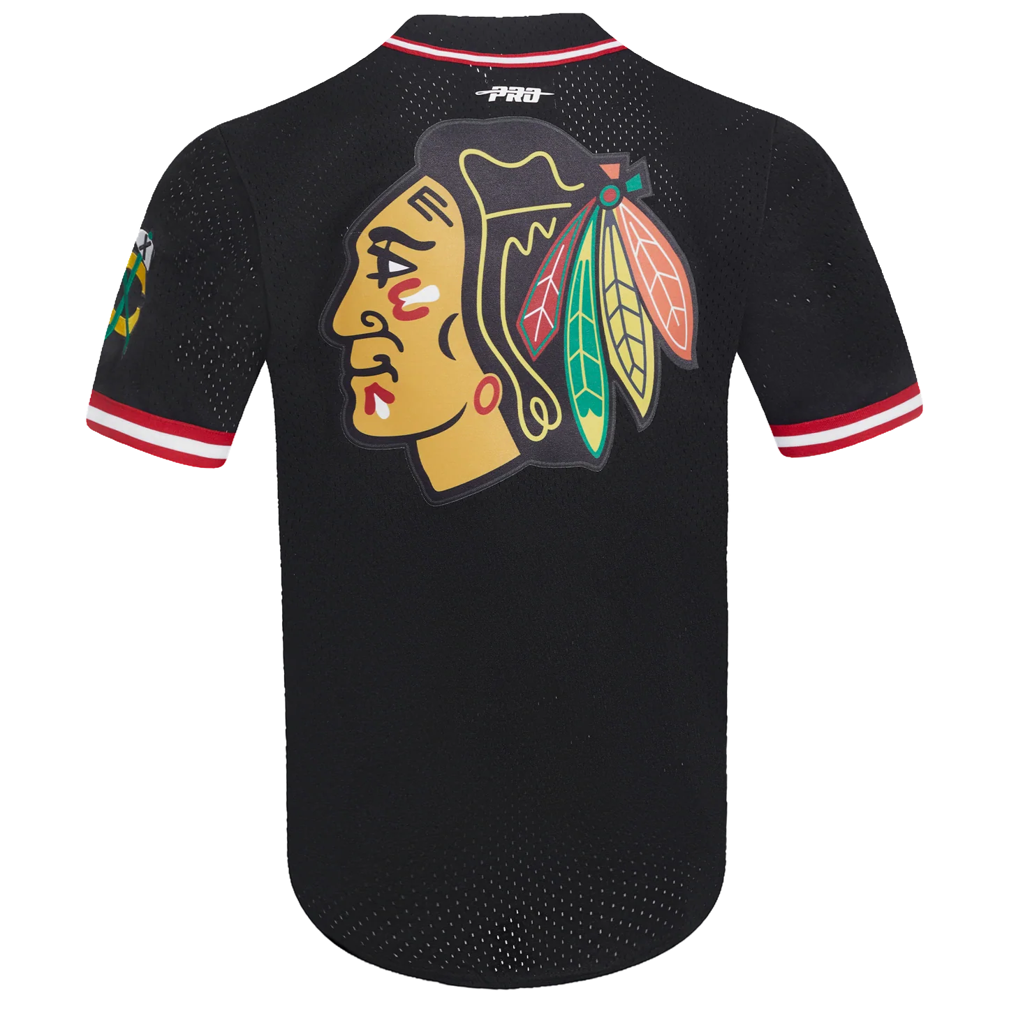 NHL CHICAGO BLACKHAWKS CLASSIC MEN'S MESH BUTTON DOWN SHIRT