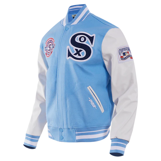 MLB CHICAGO WHITE SOX RETRO CLASSIC MEN'S RIB WOOL VARSITY JACKET