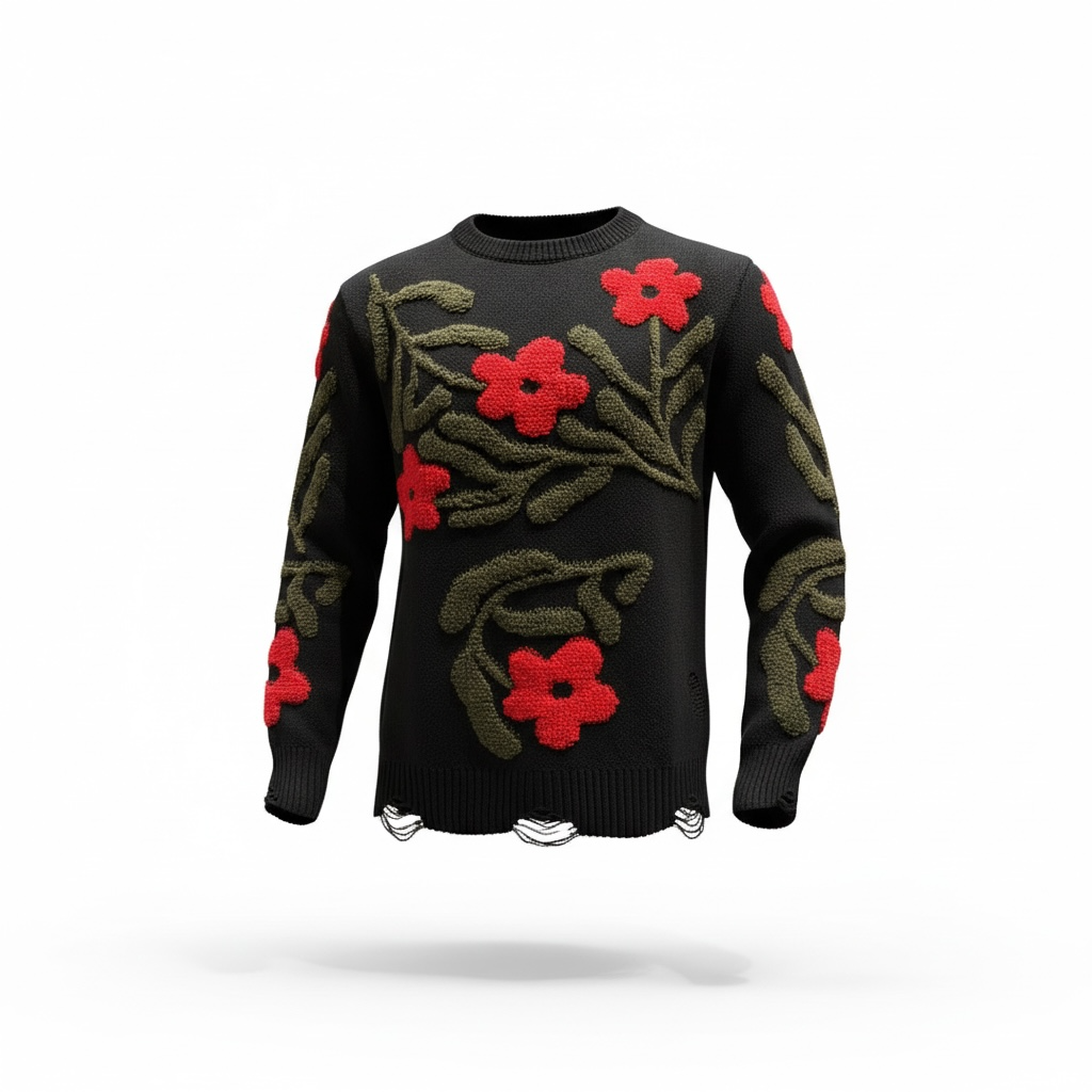 Euro Floral Crewneck
