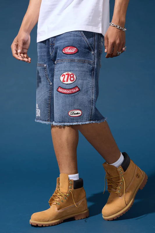 OG - The Re-Up Denim Shorts (Aged Wash)