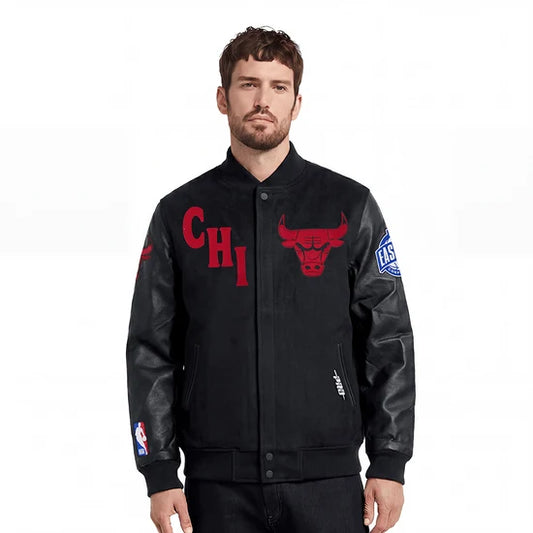 NBA CHICAGO BULLS FIRST TEAM MEN'S VARSITY JACKET