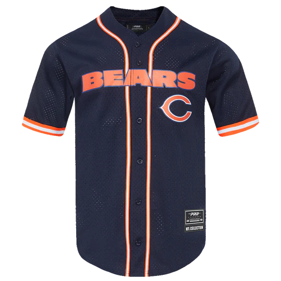 NFL CHICAGO BEARS CLASSIC MEN'S MESH BUTTON DOWN SHIRT