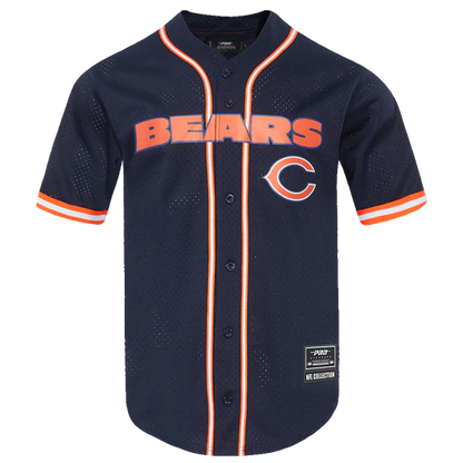 NFL CHICAGO BEARS CLASSIC MEN'S MESH BUTTON DOWN SHIRT