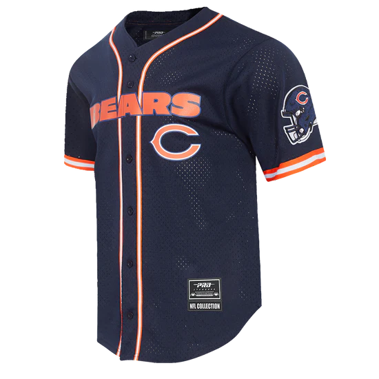 NFL CHICAGO BEARS CLASSIC MEN'S MESH BUTTON DOWN SHIRT