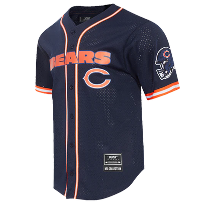NFL CHICAGO BEARS CLASSIC MEN'S MESH BUTTON DOWN SHIRT