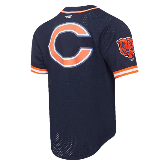 NFL CHICAGO BEARS CLASSIC MEN'S MESH BUTTON DOWN SHIRT