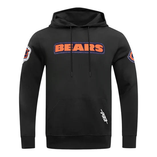 NFL CHICAGO BEARS STITCH MEN'S DOUBLE KNIT PULLOVER HOODIE
