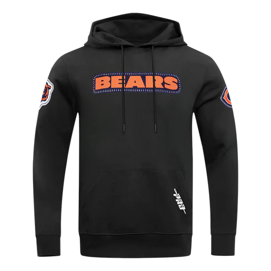 NFL CHICAGO BEARS STITCH MEN'S DOUBLE KNIT PULLOVER HOODIE