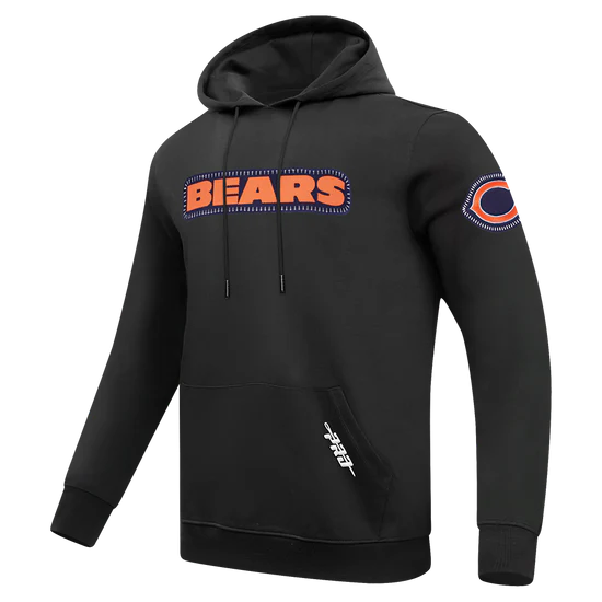 NFL CHICAGO BEARS STITCH MEN'S DOUBLE KNIT PULLOVER HOODIE