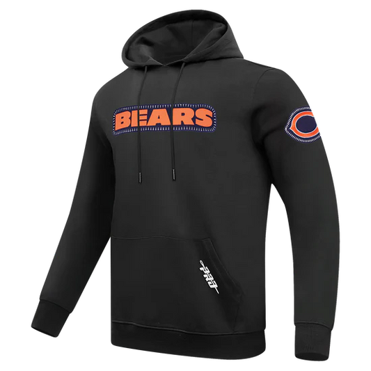 NFL CHICAGO BEARS STITCH MEN'S DOUBLE KNIT PULLOVER HOODIE