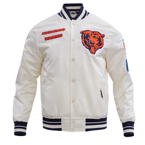 CHICAGO BEARS RETRO CLASSIC MEN'S SATIN JACKET