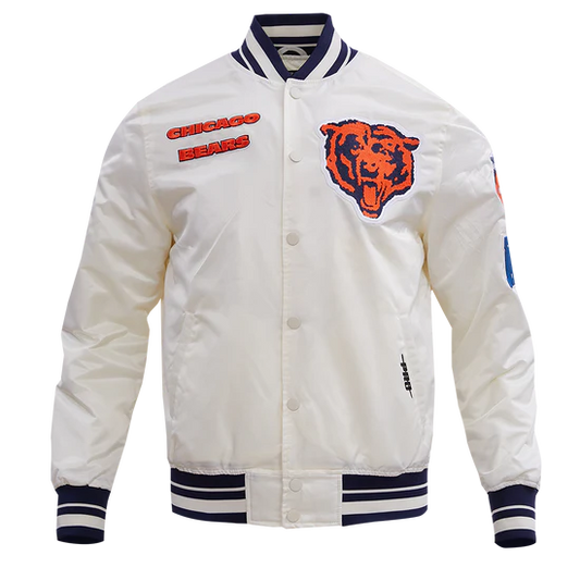 CHICAGO BEARS RETRO CLASSIC MEN'S SATIN JACKET