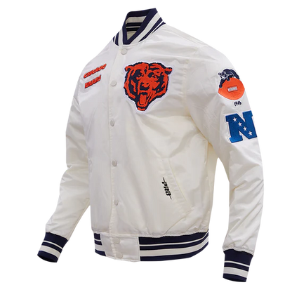 CHICAGO BEARS RETRO CLASSIC MEN'S SATIN JACKET