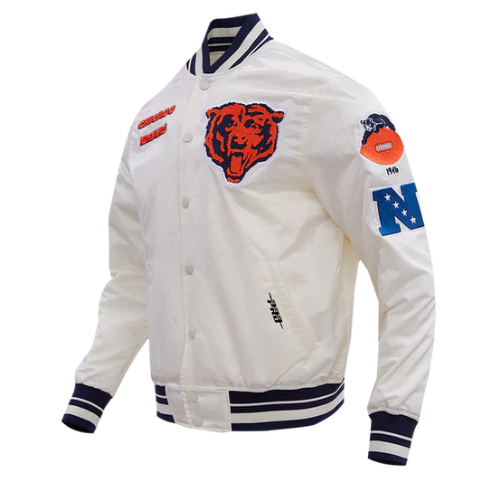 CHICAGO BEARS RETRO CLASSIC MEN'S SATIN JACKET