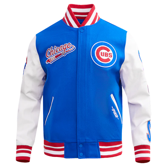 MLB CHICAGO CUBS SCRIPT TAIL MEN'S RIB WOOL VARSITY