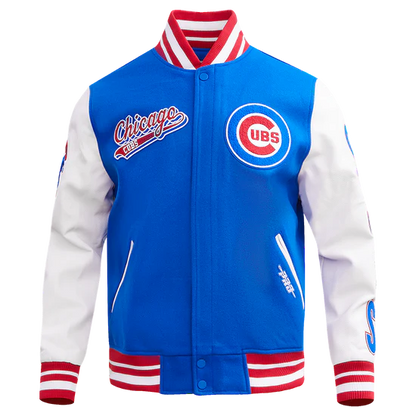 MLB CHICAGO CUBS SCRIPT TAIL MEN'S RIB WOOL VARSITY