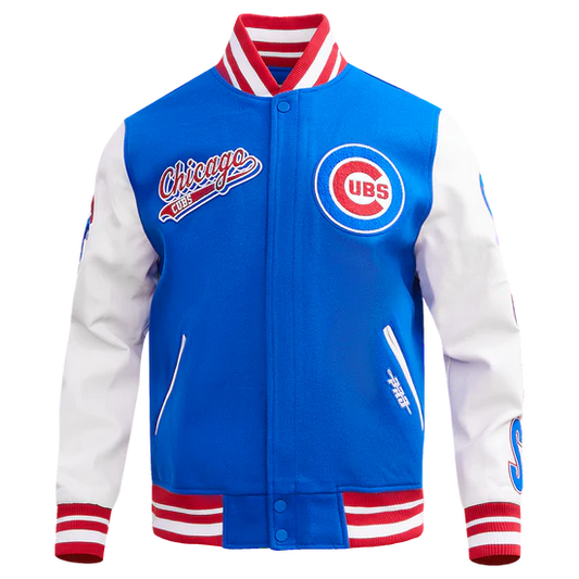 MLB CHICAGO CUBS SCRIPT TAIL MEN'S RIB WOOL VARSITY