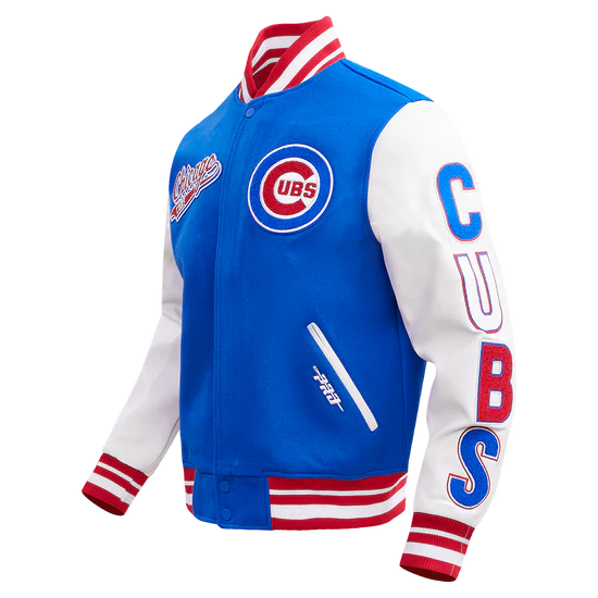 MLB CHICAGO CUBS SCRIPT TAIL MEN'S RIB WOOL VARSITY