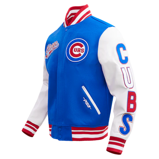 MLB CHICAGO CUBS SCRIPT TAIL MEN'S RIB WOOL VARSITY