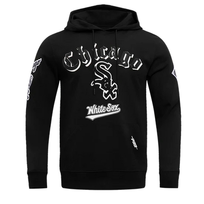 MLB CHICAGO WHITE SOX OLD ENGLISH MEN'S PULLOVER HOODIE