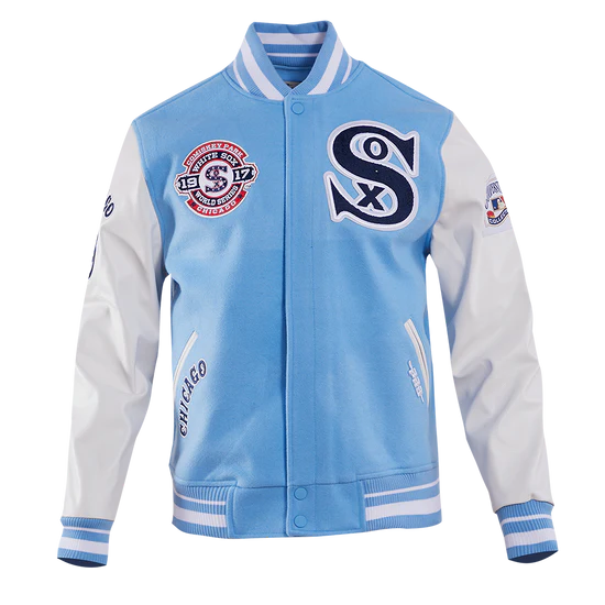 MLB CHICAGO WHITE SOX RETRO CLASSIC MEN'S RIB WOOL VARSITY JACKET