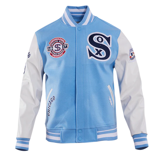 MLB CHICAGO WHITE SOX RETRO CLASSIC MEN'S RIB WOOL VARSITY JACKET