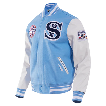 MLB CHICAGO WHITE SOX RETRO CLASSIC MEN'S RIB WOOL VARSITY JACKET