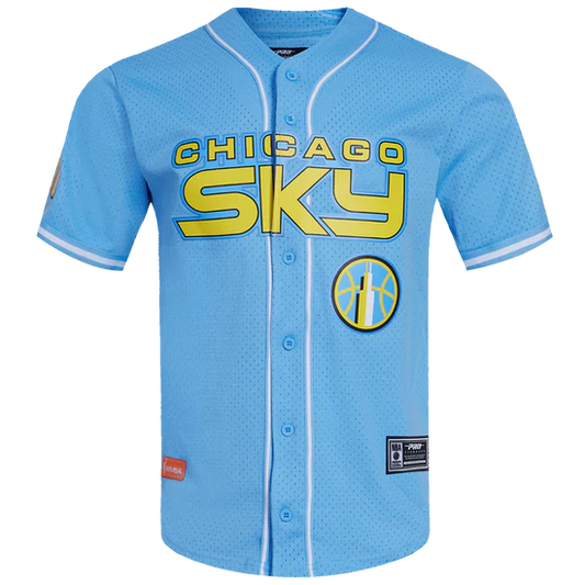 WNBA CHICAGO SKY MESH MEN'S BUTTON DOWN SHIRT