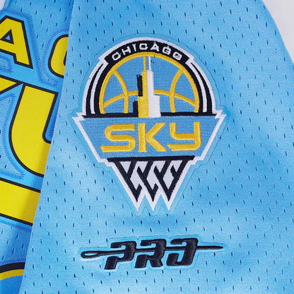 WNBA CHICAGO SKY MESH MEN'S BUTTON DOWN SHIRT