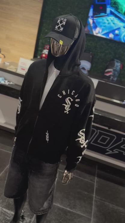 MLB CHICAGO WHITE SOX ALL PRO MEN'S FULL ZIP HOODIE